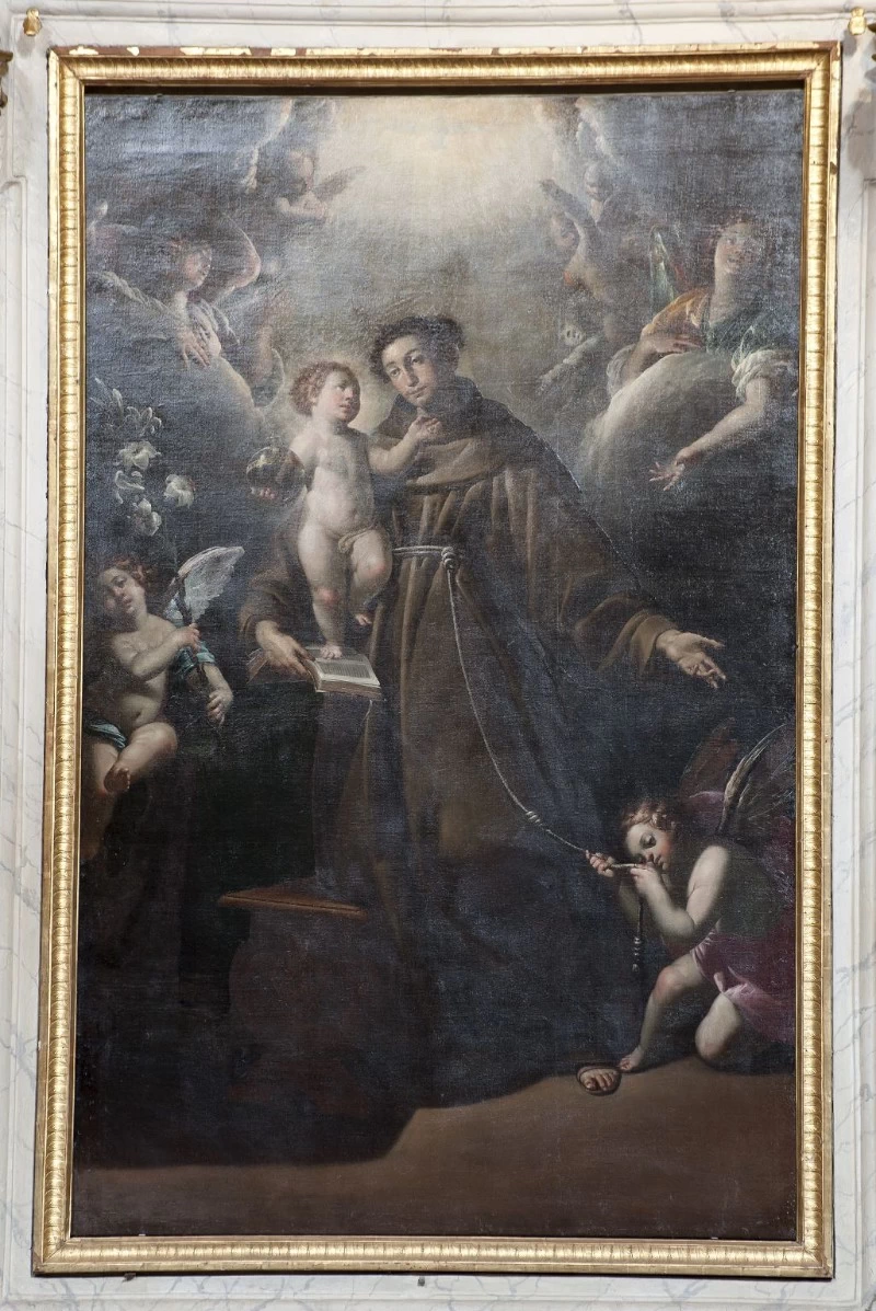 Gian Giacomo Barbelli - Sant'Antonio con il Bambino Gesù, chiesa di San Bernardino degli Osservanti, Crema